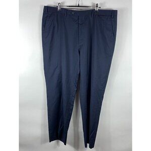 Brioni Flat Front Dress Pants Black 40x29 Men's F44